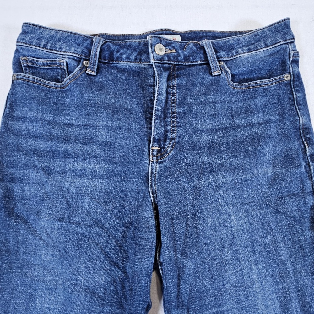 Lucky Brand Hayden Skinny Jeans Womens Size 14/32 Dark Wash Mid Rise - Picture 2 of 15